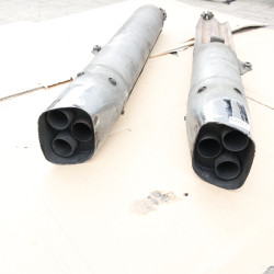 Tłumiki wydech komplet