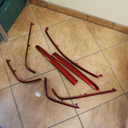 Komplet listew na kufry oryginał czerwone