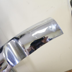 Osłona wydechu chrom Lewa