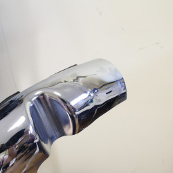 Osłona wydechu chrom Lewa