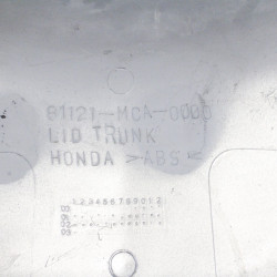 Pokrywa kufra centralnego