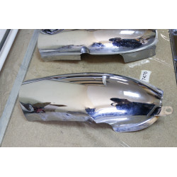 Osłona wydechu chrom 01+ Prawa Lewa