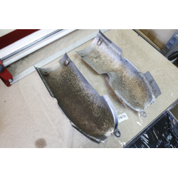 Osłona wydechu chrom 01+ Prawa Lewa